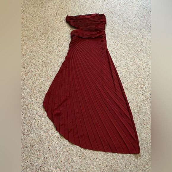 A.L.C. Strapless Pleated Dress size 2 - Picture 9 of 13